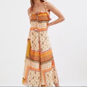 Zara Paisley Patchwork Maxi Dress